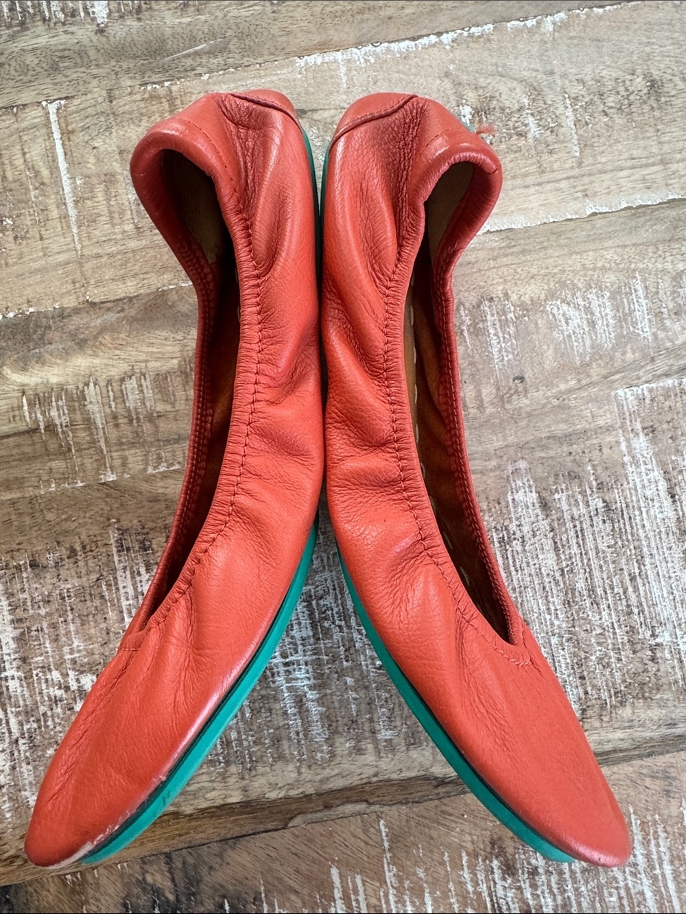 Tieks Leather Ballet Flats Size 7 - Picture 2 of 8